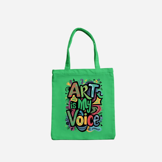 Art is My Voice Tote Bag