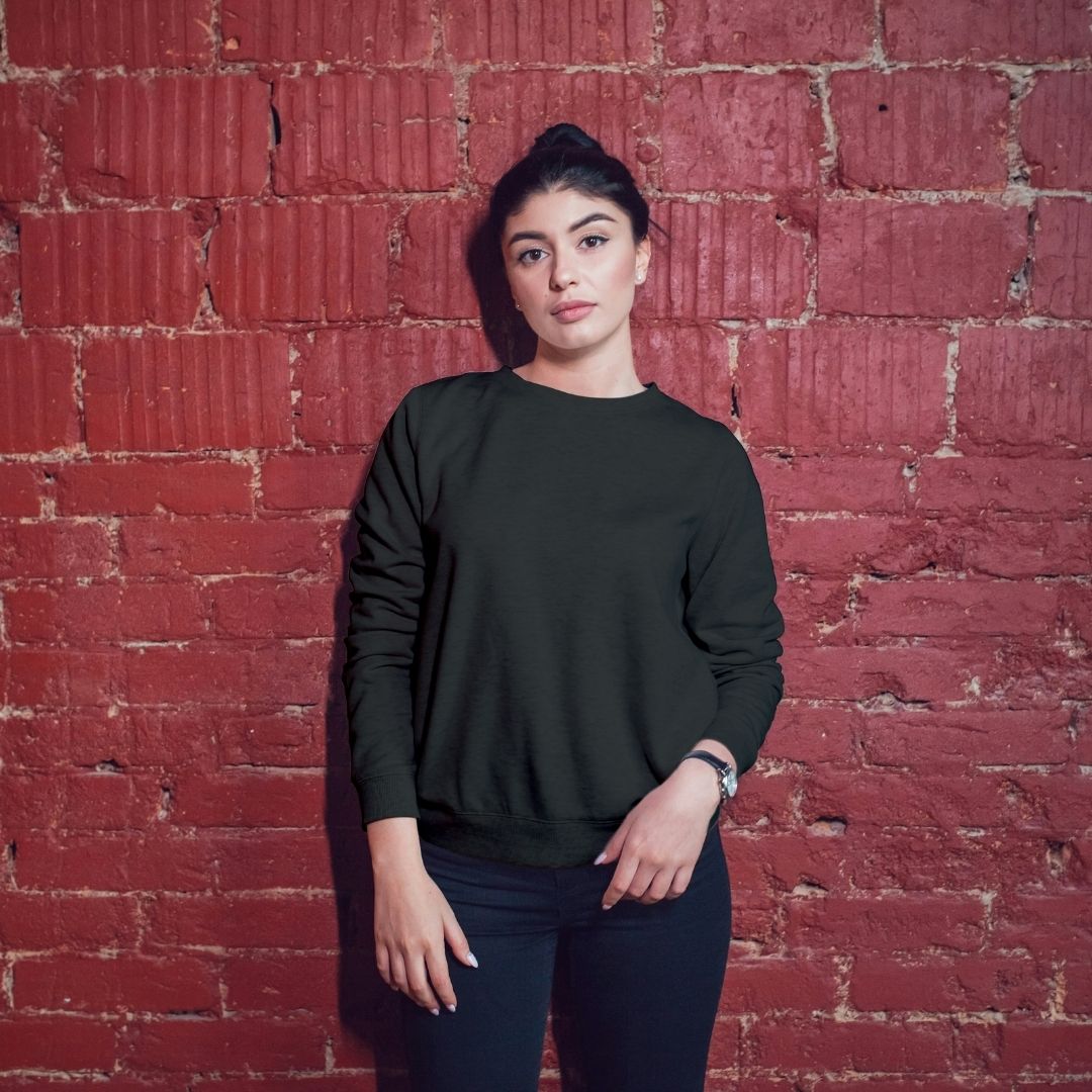 PLAIN SWEAT SHIRT (UNISEX)