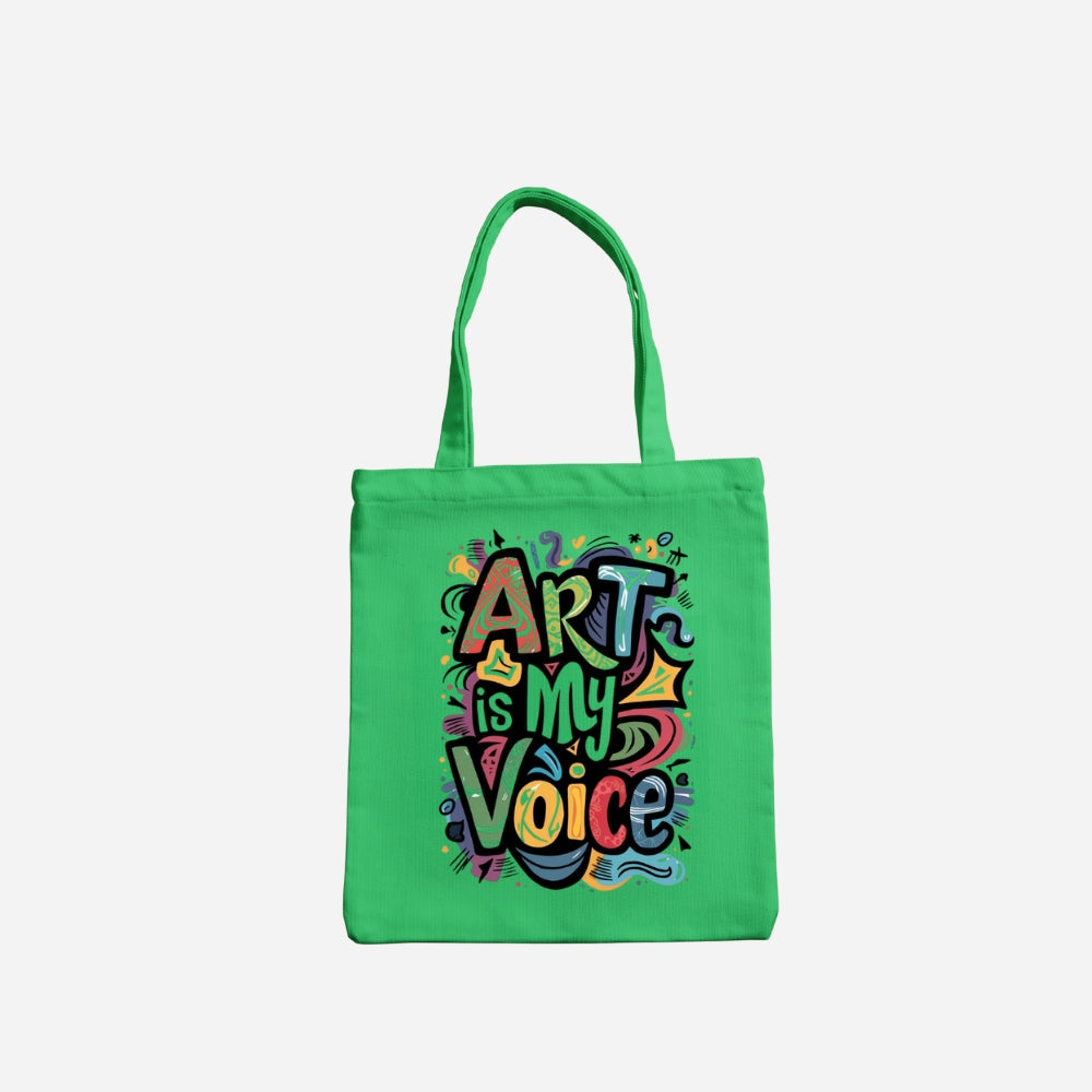 Art is My Voice Tote Bag