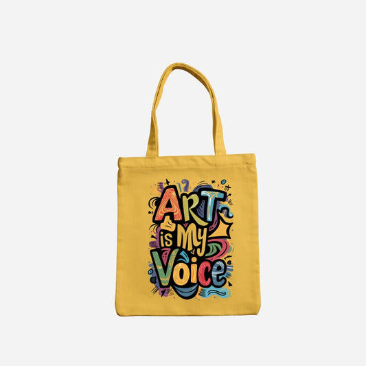 Art is My Voice Tote Bag