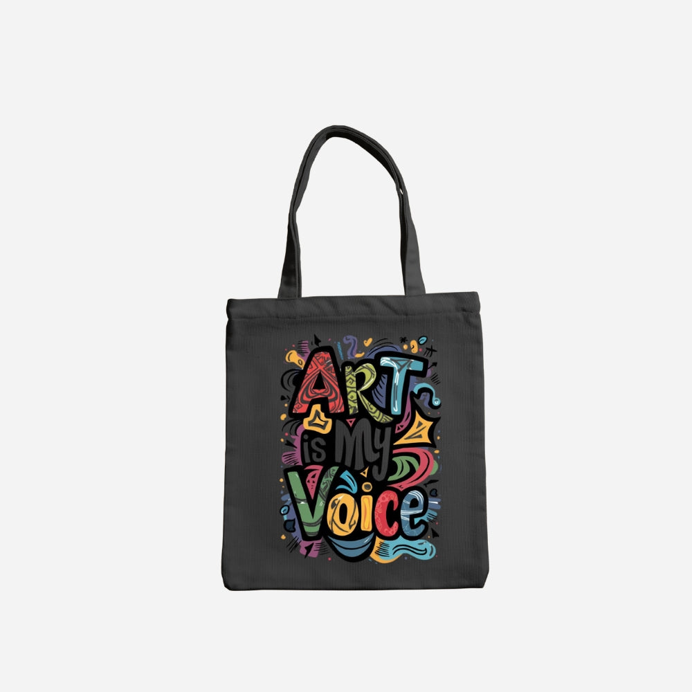 Art is My Voice Tote Bag