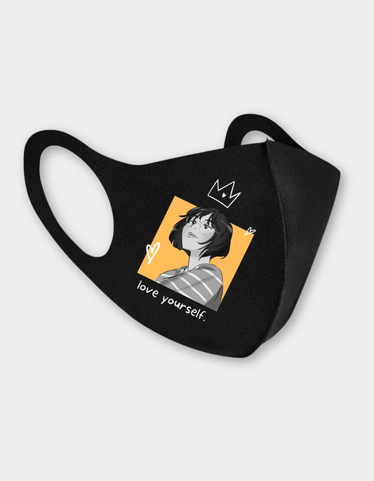 Love Yourself Girls Fashion Mask
