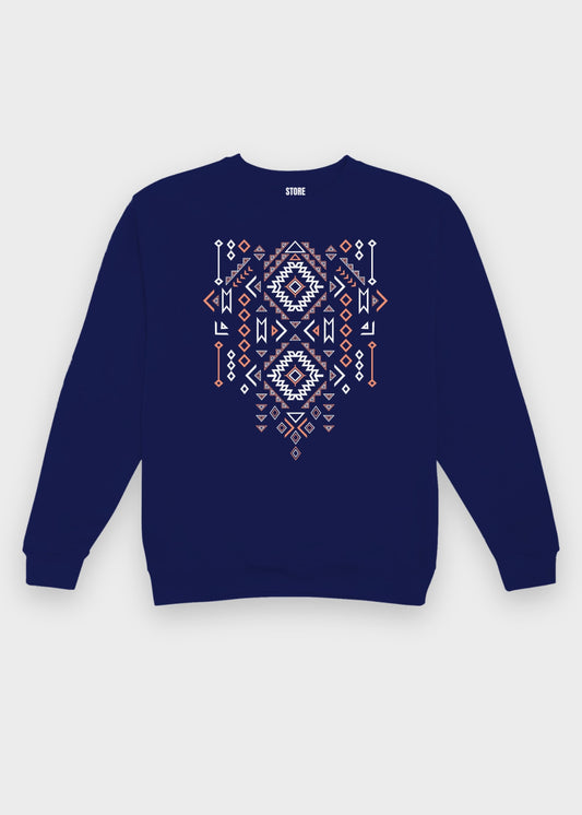 Tribal Geometry Pop Culture Sweatshirt